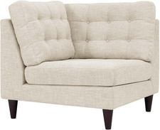 Beige Empress Upholstered