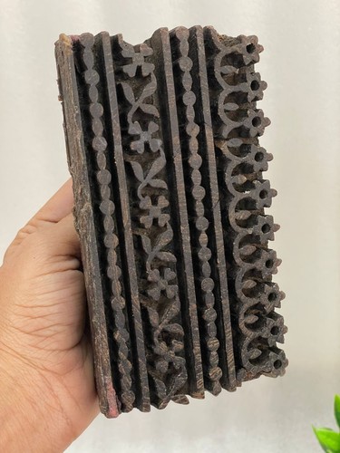 Antique wooden printing - , block