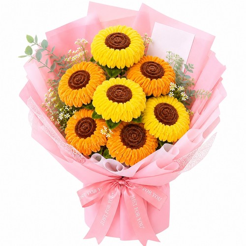 Forever sunflower bouquet - sunflower,