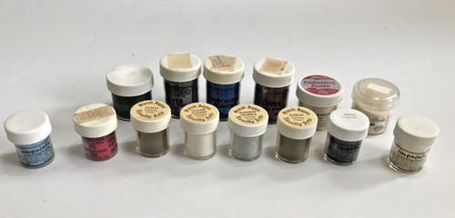 Embossing powders job lot - powders,
