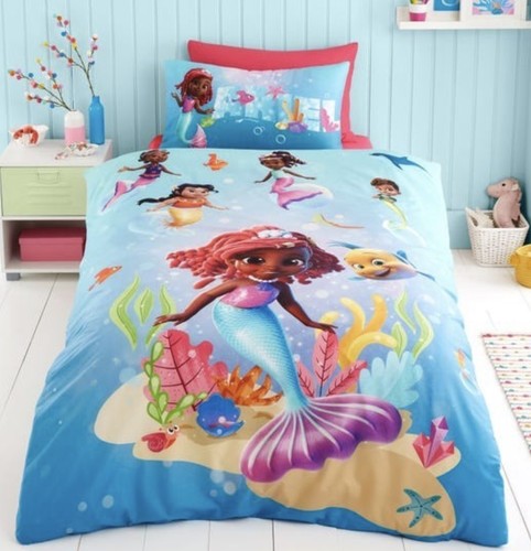 Disney ariel cot bed duvet - disney,