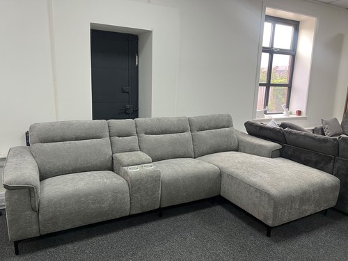 Brand new grey fabric - brand, corner