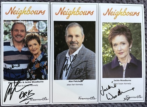 Neighbours kennedy fan cards - neighbours,
