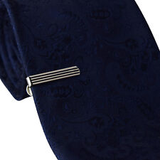 Mens Boys 3CM Tie Bar Silver