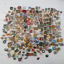 RUSSIAN PIN BADGES Vintage Mixed Lot 250 Olympics Bears Cities - O27