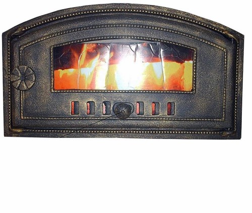 Cast iron fire door clay - iron,