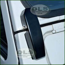 Billet Aluminium Windscreen Bracket Kit Black Land Rover Defender (DA1142B)