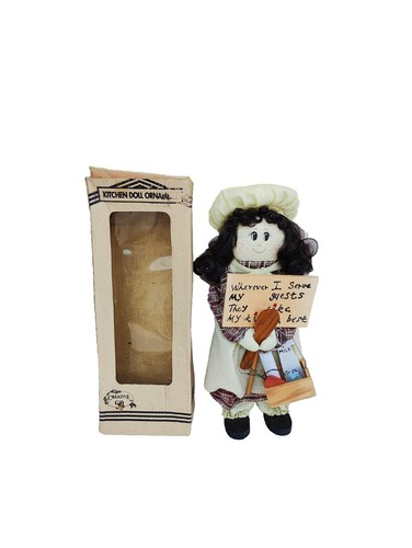 Kitchen doll ornament handmade - kitchen,