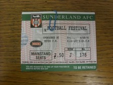 04/08/1995 Ticket: Sunderland