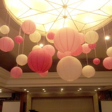 Mixed Paper Lanterns Round