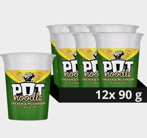 Pot noodle chicken mushroom - chicken,