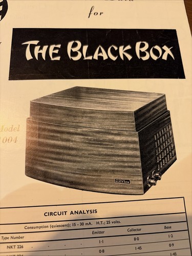 Pye black box 1004 - box,