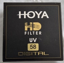 HOYA HD UV Filter 58mm - MINT Condition