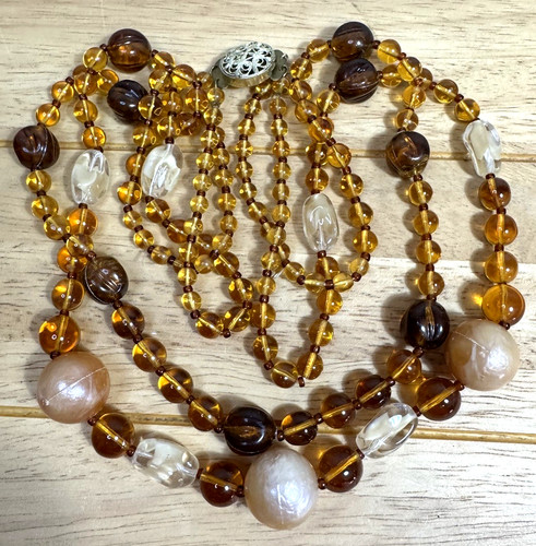 Vintage baltic amber pebble - vintage,