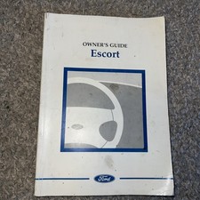 Genuine Ford Escort Mk7 Owners Manual Handbook Manual 1995-2000 (D831)