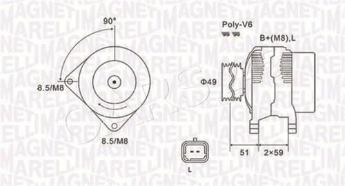Generator for renault dacia - for,