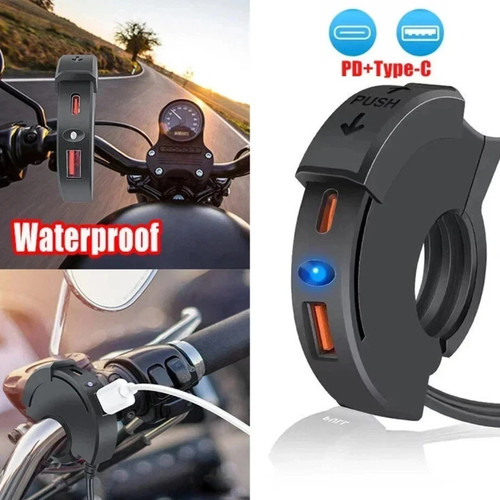Dual waterproof usb port - dual,