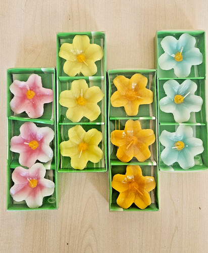 Floating candles flower - , shaped