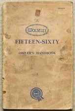 WOLSELEY 15/60 Car Driver's