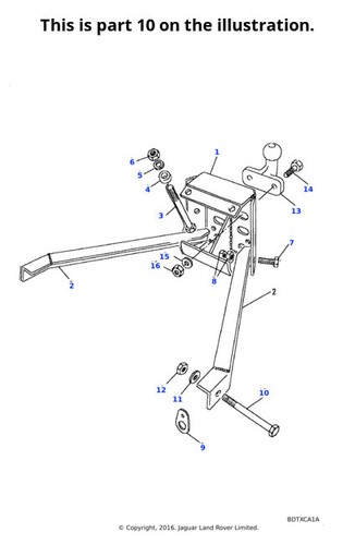 Land rover bolt - land, &