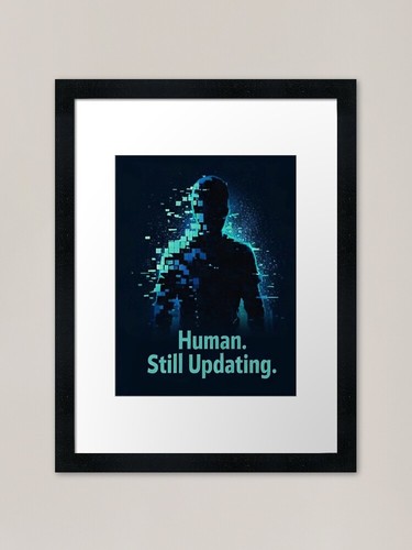 Tech graphic framed art - graphic,