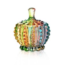 6 oz Colorful Embossed Glass