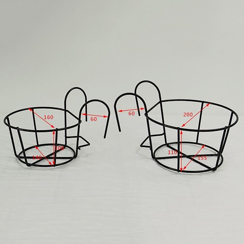 Wrought iron round - iron, flower