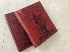 War Illustrated  Amalgamated Press Volumes 1 and 2 World War One books