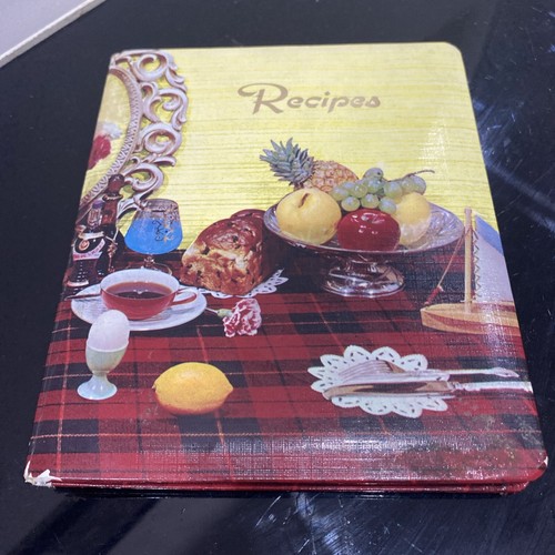 Vintage retro blank recipe - vintage,