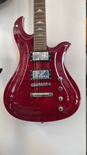 Bc Rich Eagle Masterpiece Red Dragon Blood Transparent Electric Guitar