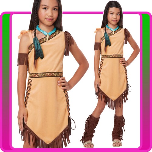 Girls indian native costume - native,