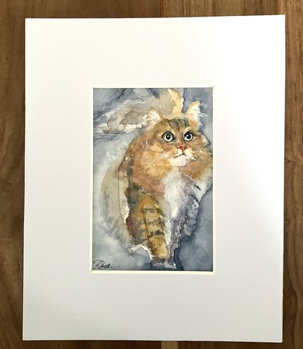 Ooak original watercolour - original,