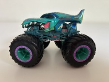 Hot Wheels Monster Trucks Mega-Wrex 1:64 Scale Die-Cast Toy Truck Green Shark