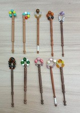 10 Vintage Mixed Wooden Lace