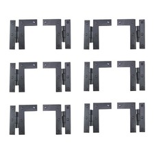 Black Cabinet Hinges 3.5" HL