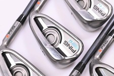 Ping G Series Irons / 5-9i+GW / Orange Dot / Regular Flex Ping CFS 70 Shafts