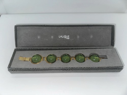 Vintage lalique crystal green - vintage,