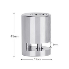 Alloy Steel Disc Brake Lock for Motorcycles Featuring Automatic Closing Keyhole