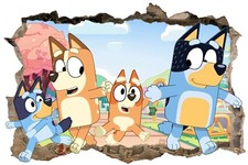 Bluey Hole in the Wall Sticker