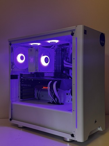 Powerful white gaming pc - ⚡️powerful,