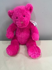 Christmas pink chad valley teddy bear soft toy 20" with bow, excellent condition