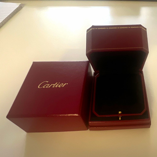 Cartier red leather - red,