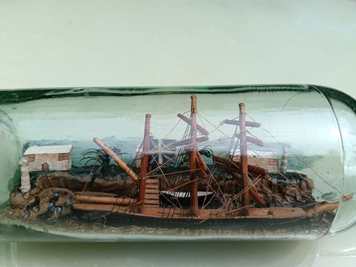 Vintage handcrafted ship a - vintage,