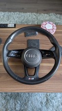 Audi A4 B9 S-Line Automatic Steering Wheel Gloss Black Trim