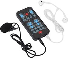 Live Sound Card Voice Changer Handheld Sound Card Mini Voice Changer Device 8