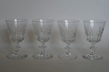 Set of 4 Tudor Crystal Wine