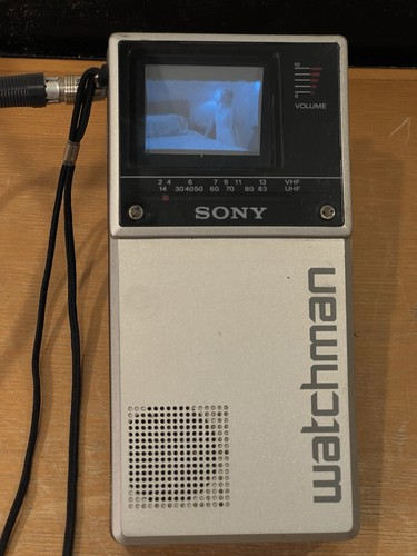 Sony watchman portable crt - sony, tv