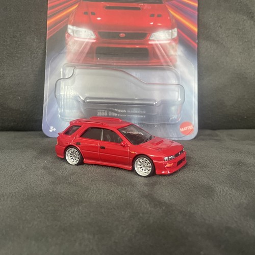 Hot wheels red subaru - wheels,
