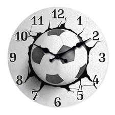 Football Pattern Wooden Wall