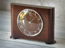 1950s Smiths Oak Mantel Clock